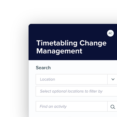 Timetabling & Scheduling Product - TechnologyOne